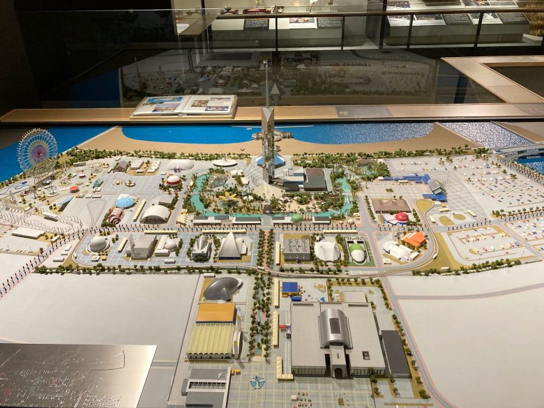 30年前の福岡タワー周辺の模型｜アジア太平洋博覧会｜よかトピア｜1989