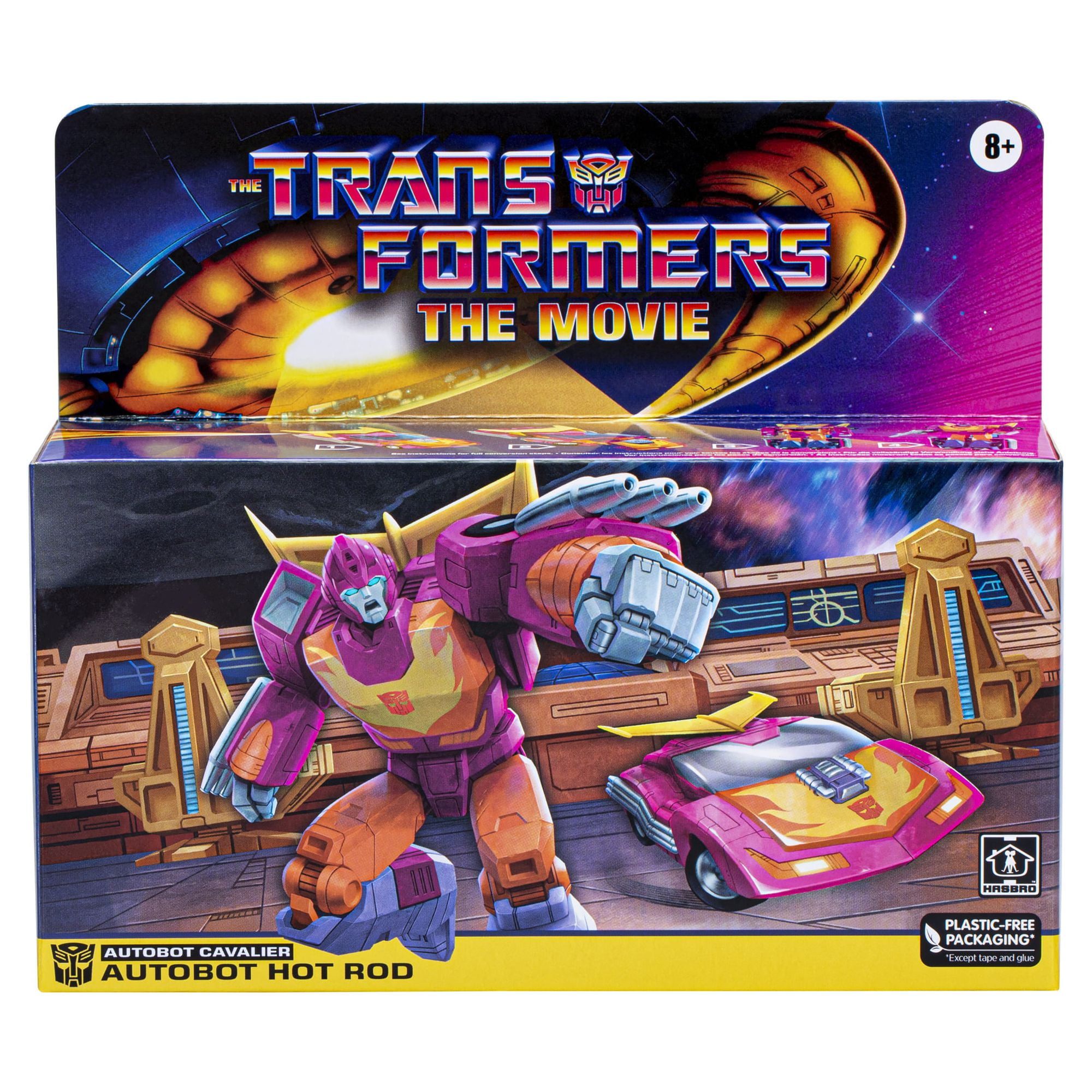 Transformers: Retro Autobot Hot Rod, G1 Design, Converting Vehicle