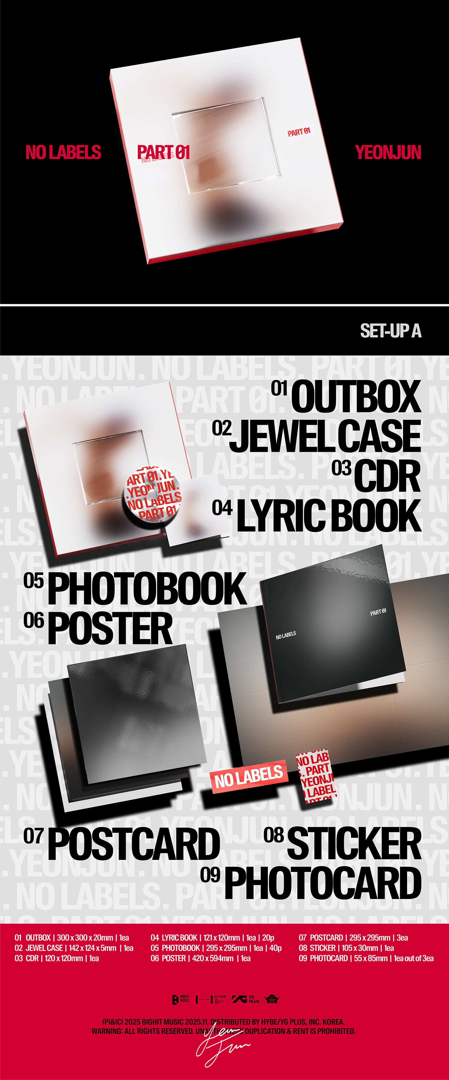 YEONJUN (TXT) - NO LABELS: PART 01 (SET-UP A) - Walmart Exclusive