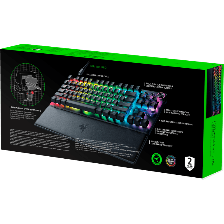 Razer Huntsman V3 Pro TKL Tenkeyless Analog Optical Esports