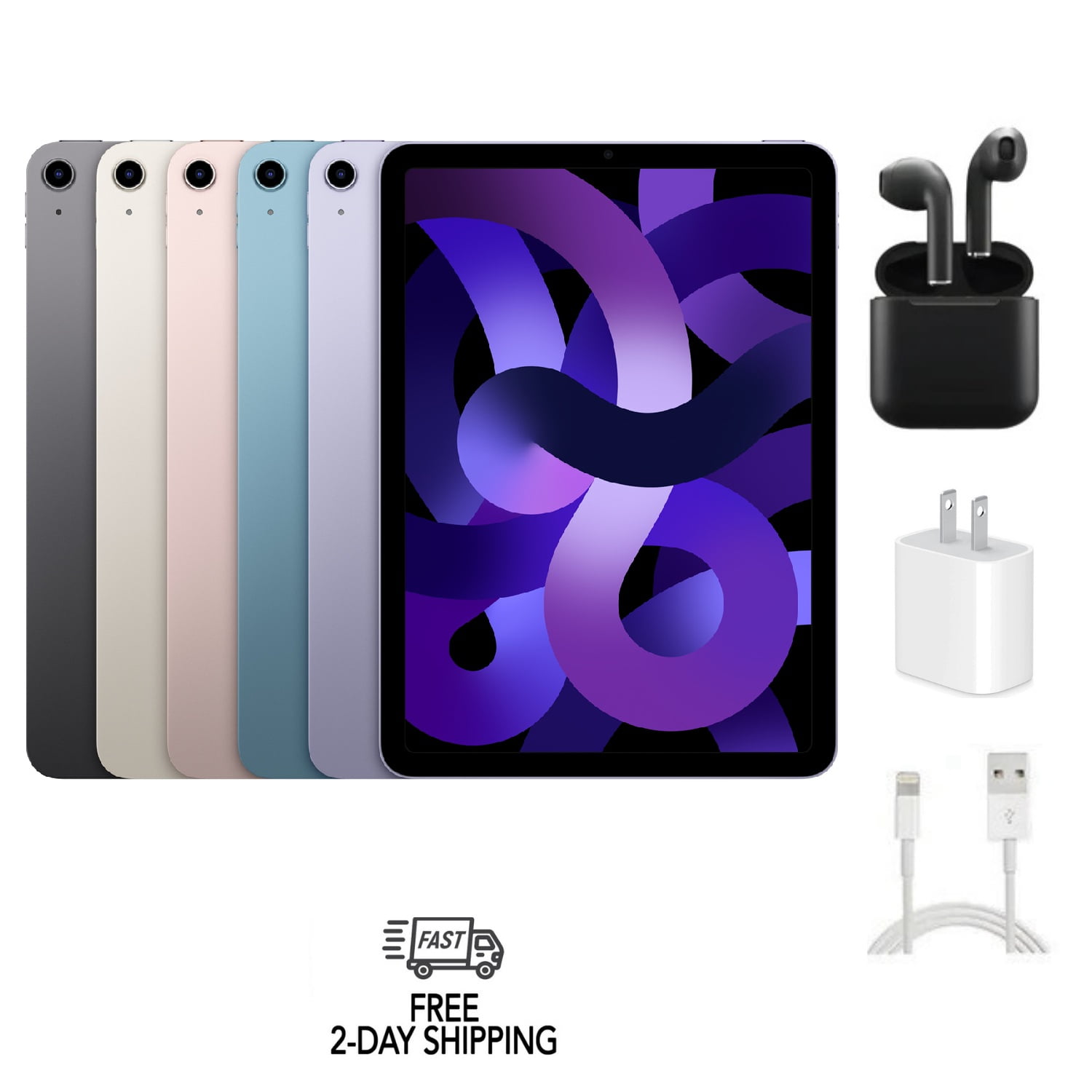 Apple 2022 10.9-inch iPad Air 5th Gen, Wi-Fi + Cellular, 256GB