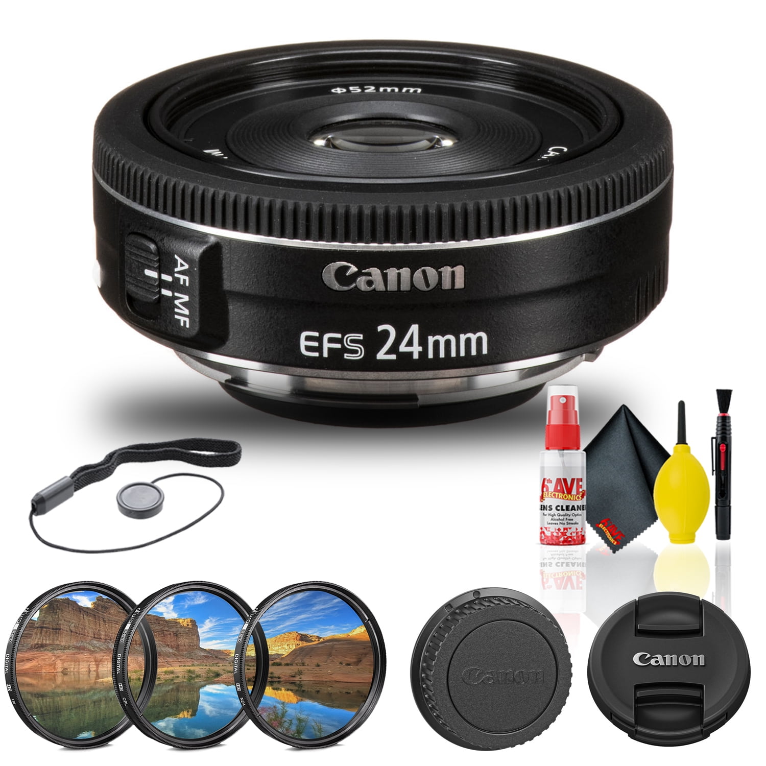 Canon EF-S 24mm f/2.8 STM Lens - Walmart.com