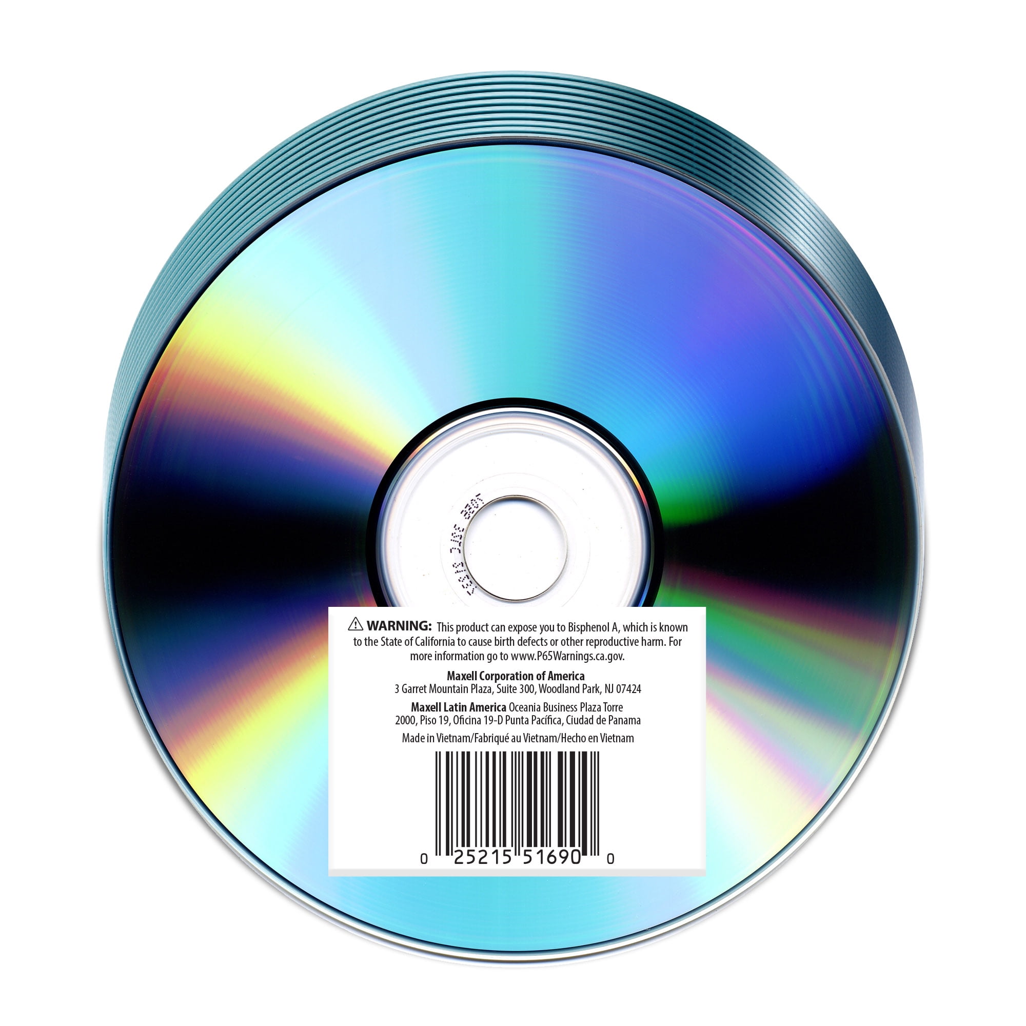Maxell's 80 Min 700 MB 48X CD-R Recordable Disks Spindle, 10 Pack