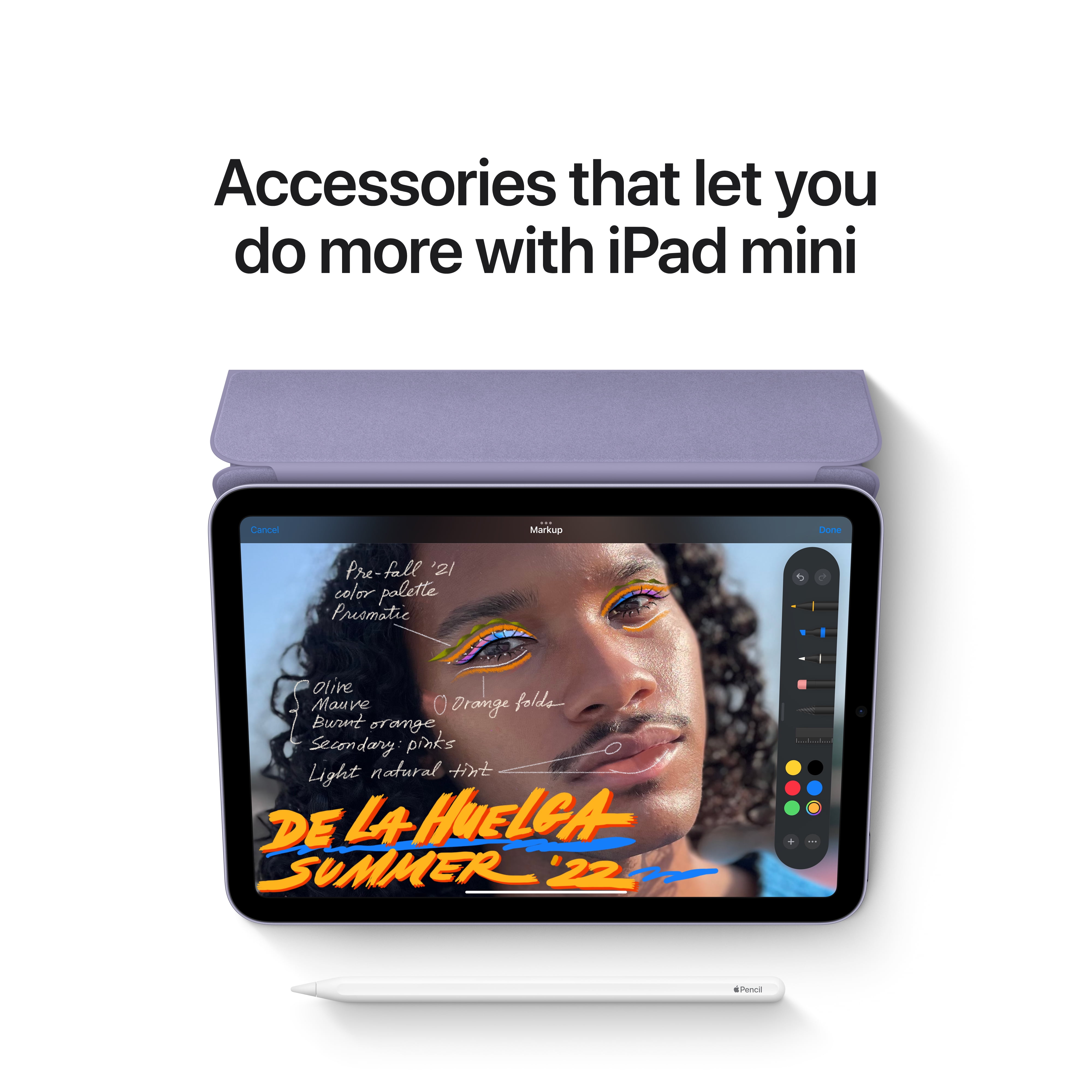 2021 Apple iPad Mini Wi-Fi + Cellular, 64GB, 6th Gen - Purple