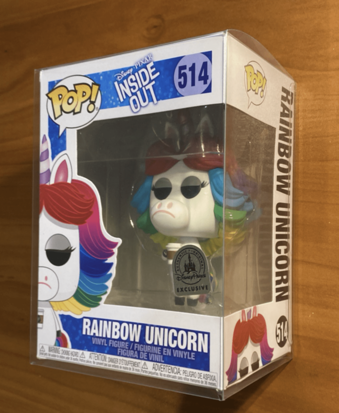 Funko POP! Disney Pixar Inside Out Rainbow Unicorn Vinyl Figure