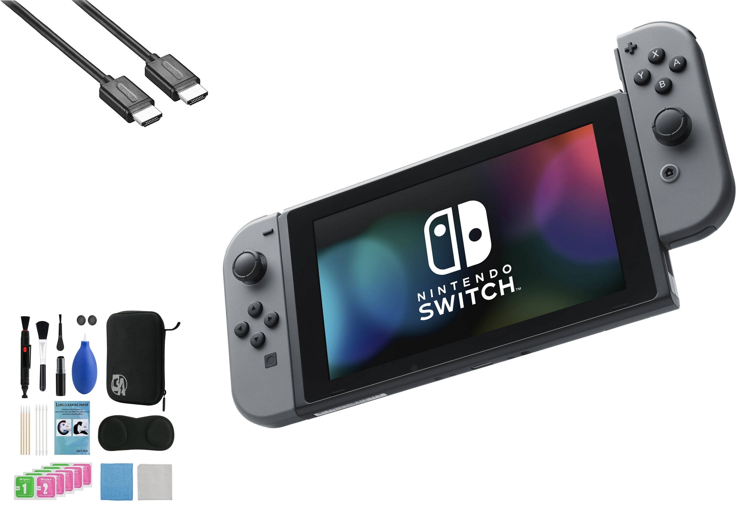 Restored Nintendo Switch 32GB Console with Gray Joy‑Con - HAC-001