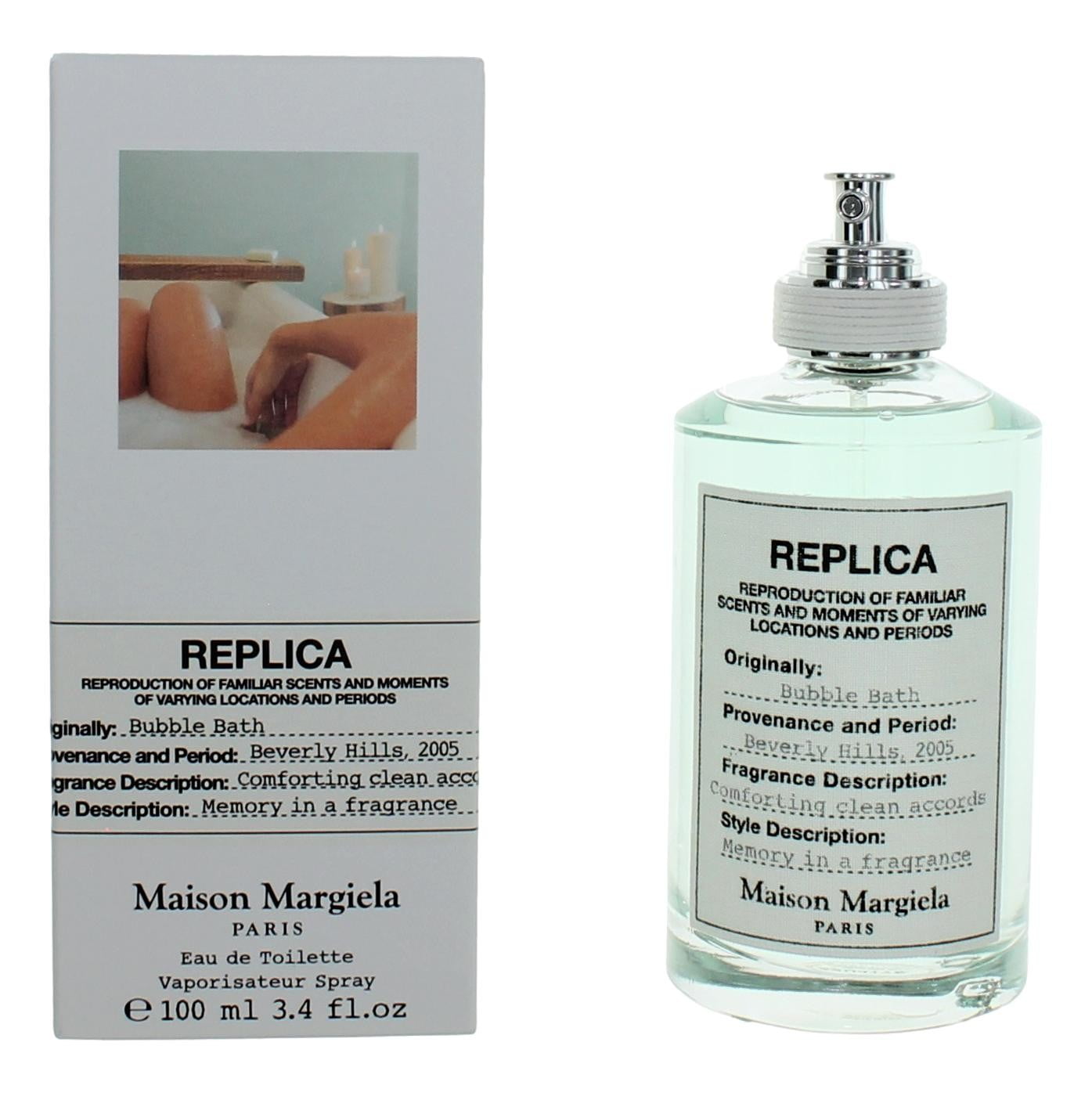 Maison Margiela Unisex Replica Bubble Bath EDT Spray, 3.4 oz