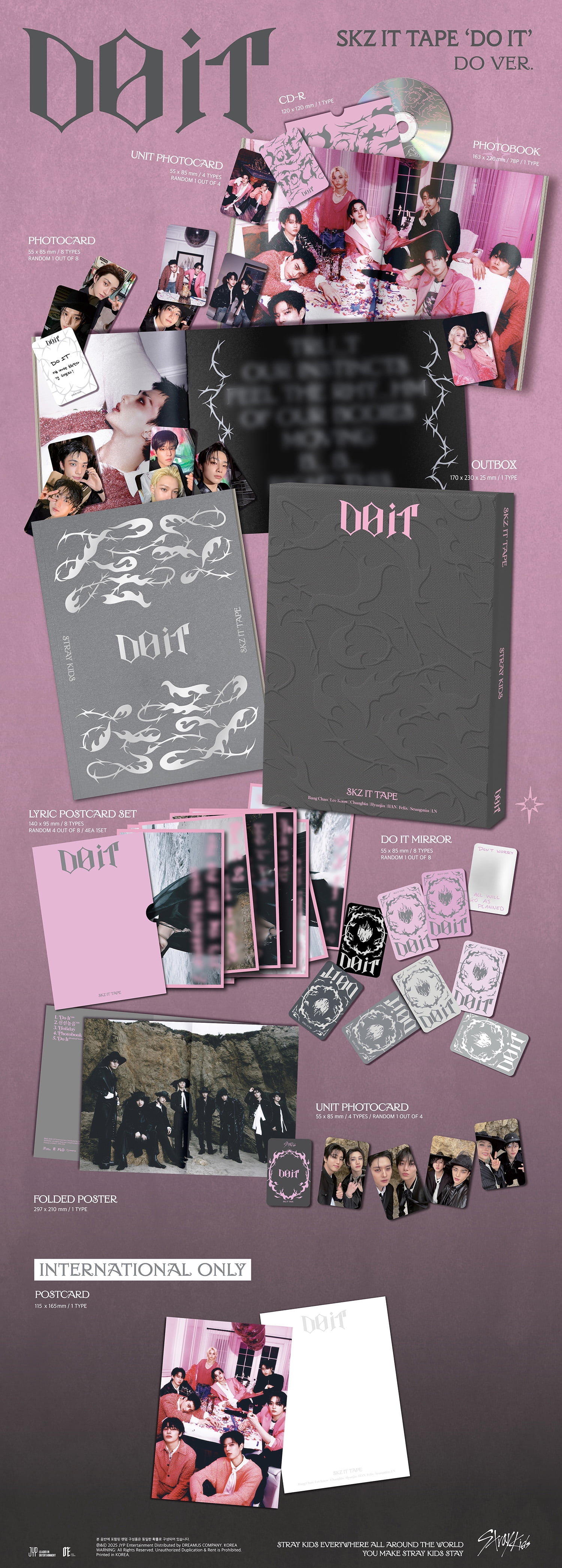 Stray Kids - SKZ IT TAPE 'DO IT' (DO VER.) - CD - Walmart.com