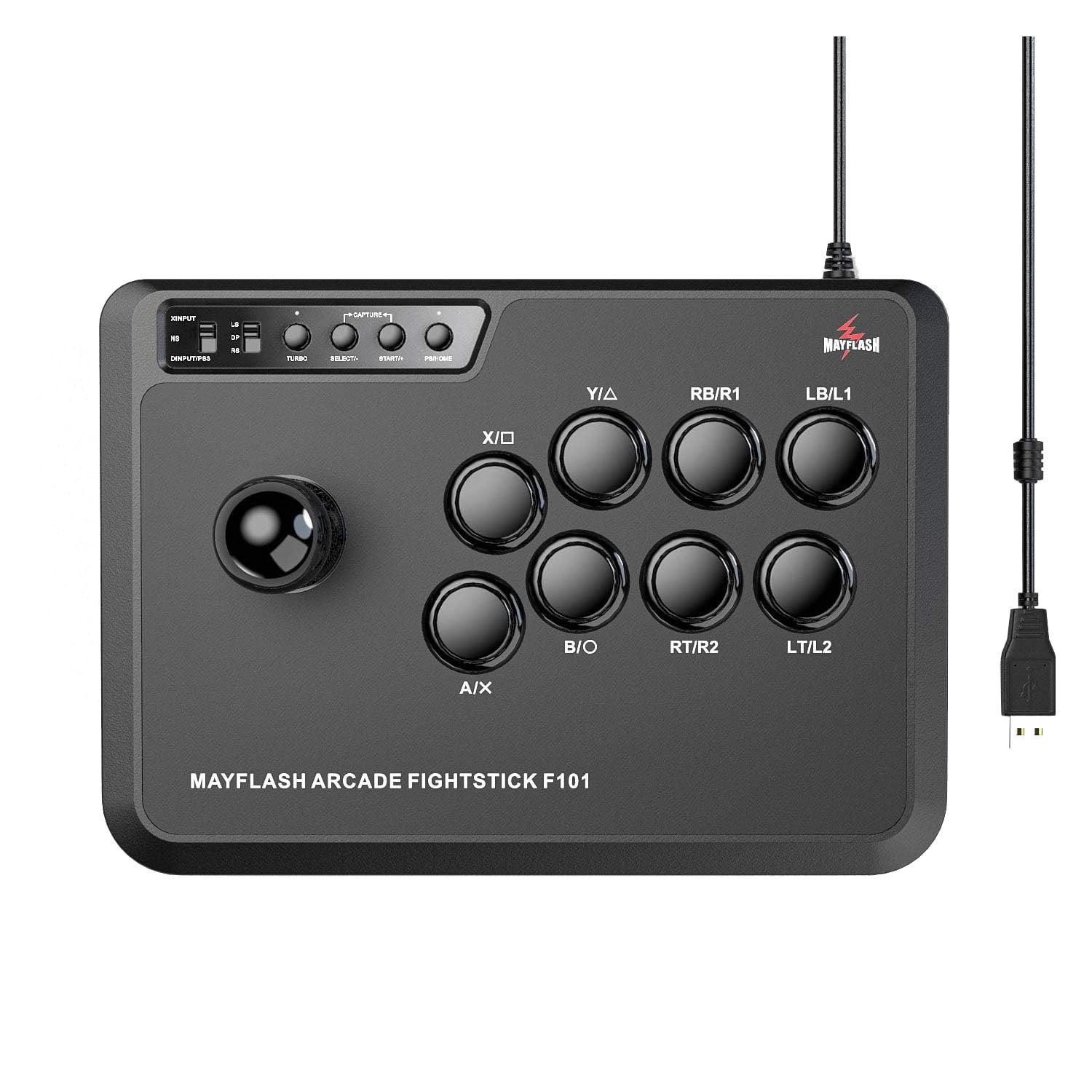 Mayflash F101 Arcade Joystick - Game Controller for PS4, PS3, XBOX