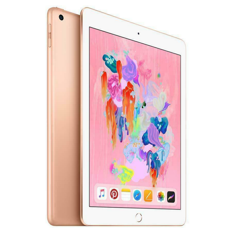 Restored Apple iPad 6 128GB Rose Gold WIFI (Refurbished) - Walmart.com