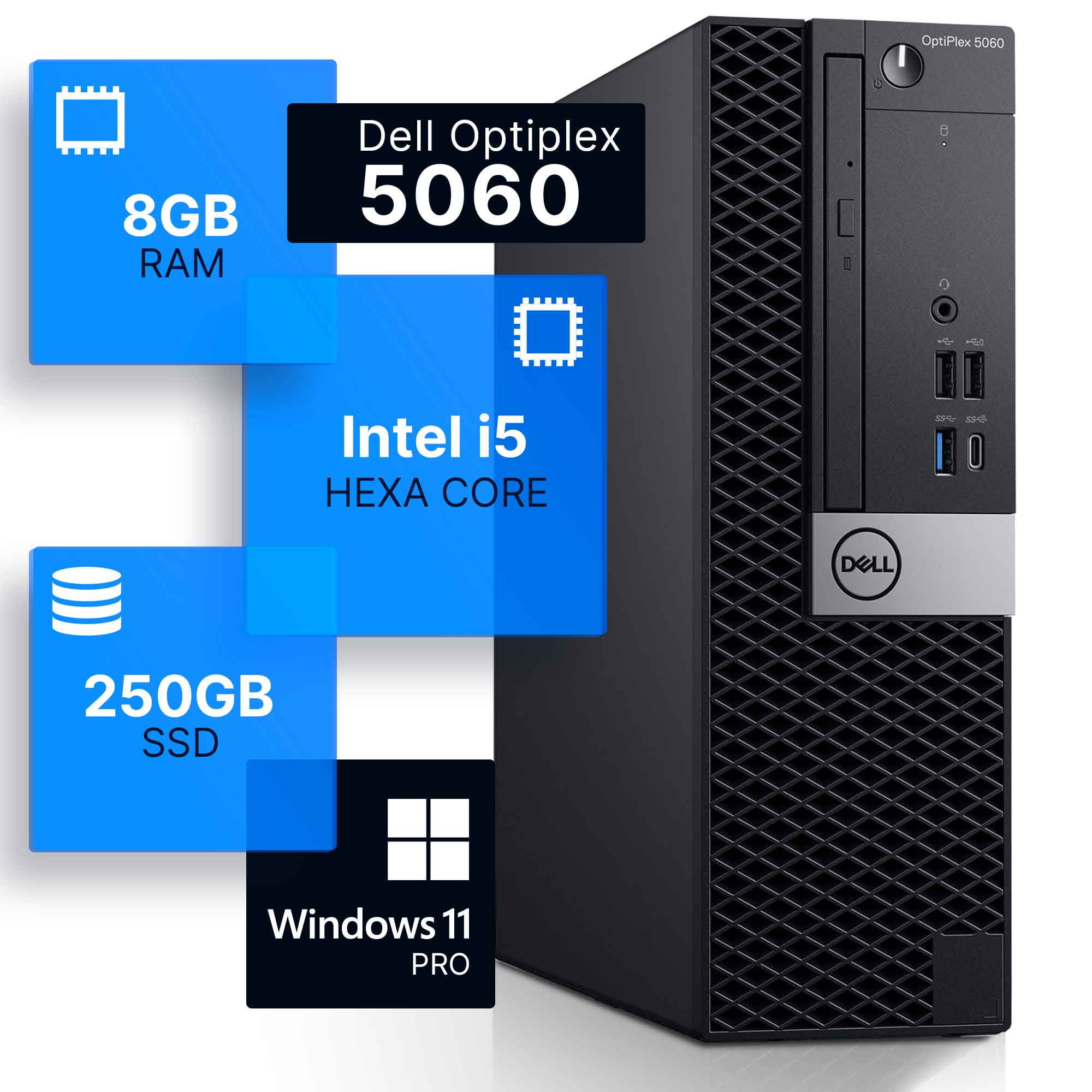 Dell Optiplex 3050 Desktop Computer | Quad Intel i5 (3.2) | 8GB