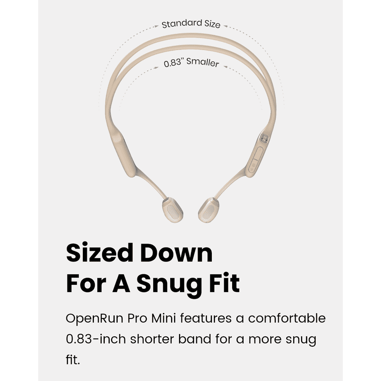 Shokz OpenRun Pro Mini Bone Conduction Open Ear Bluetooth