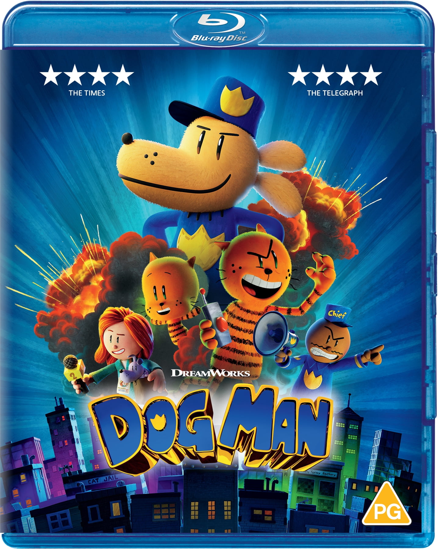 Dog Man (Blu-ray + Digital Copy), Family, DreamWorks - Walmart.com