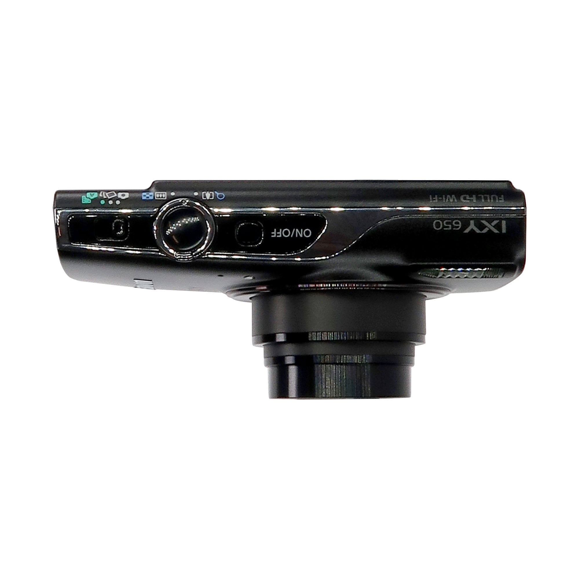 Canon IXY 650 Compact Digital Camera - Black, 12x Optical Zoom, Wi