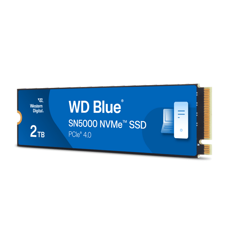 Western Digital 2TB WD Blue SN5000 NVMe SSD, PCIe Gen 4.0 Internal