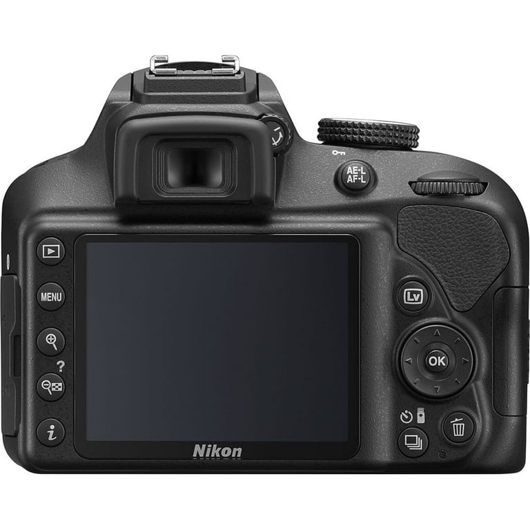 Nikon D3400 Digital SLR Camera with 24.2 Megapixels and 18-55mm