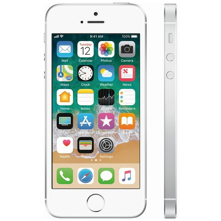 Restored Apple iPhone SE 128GB - Carrier Unlocked - Silver