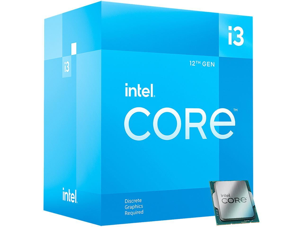 Intel Core i3-12100 CPU - 4 Cores, 8 Threads, 4.30 GHz Turbo, UHD
