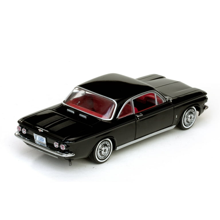 1963 Chevrolet Corvair Coupe Tuxedo Black 1/18 Diecast Car Model