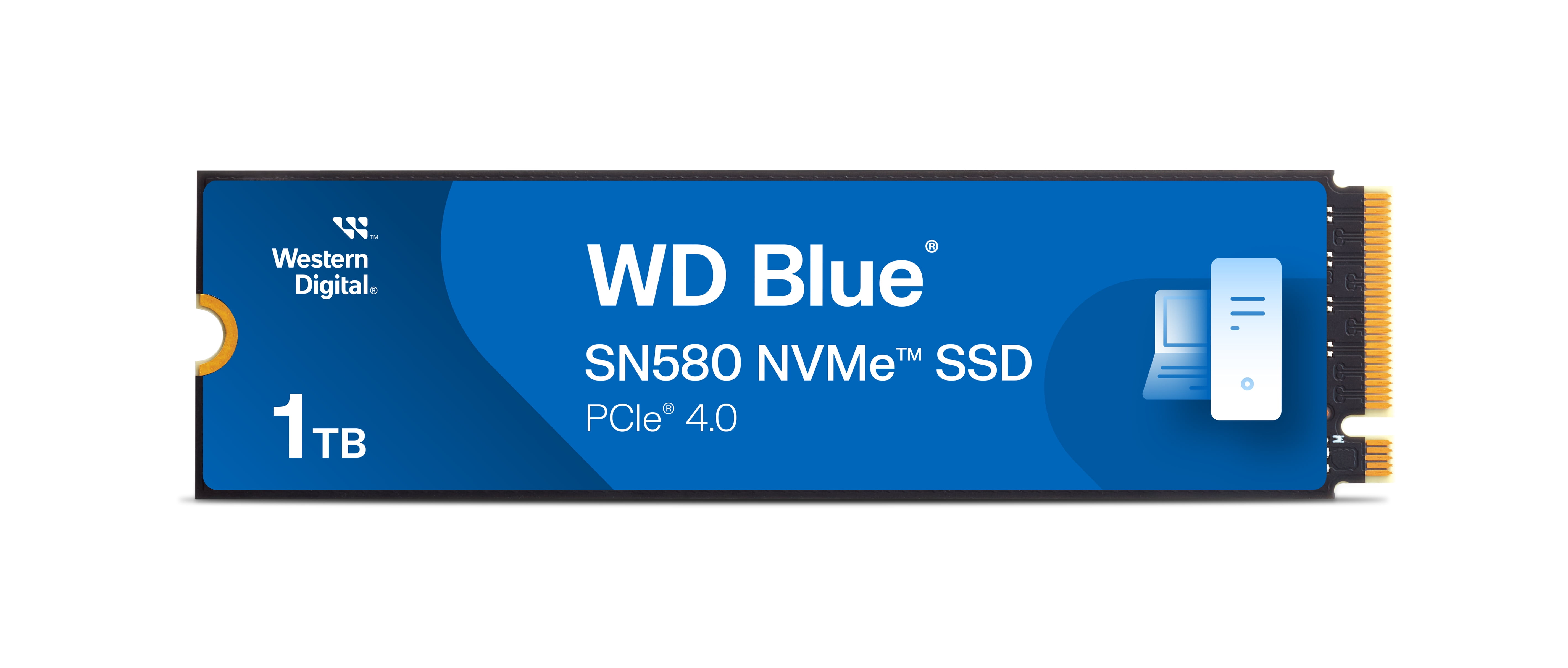 Western Digital 1TB WD Blue SN5100 NVMe SSD, Internal, PCIe Gen 4