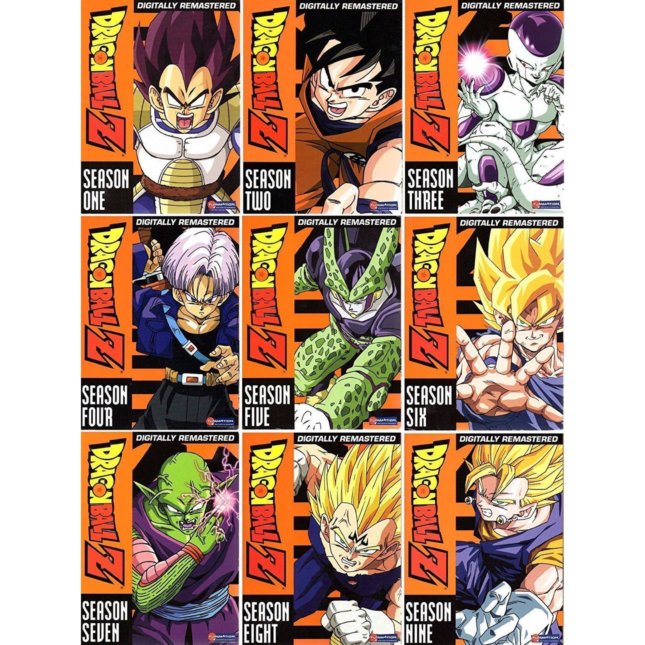 Dragon Ball Z The Complete UNCUT Series Season 1-9 (DVD) - Walmart.com