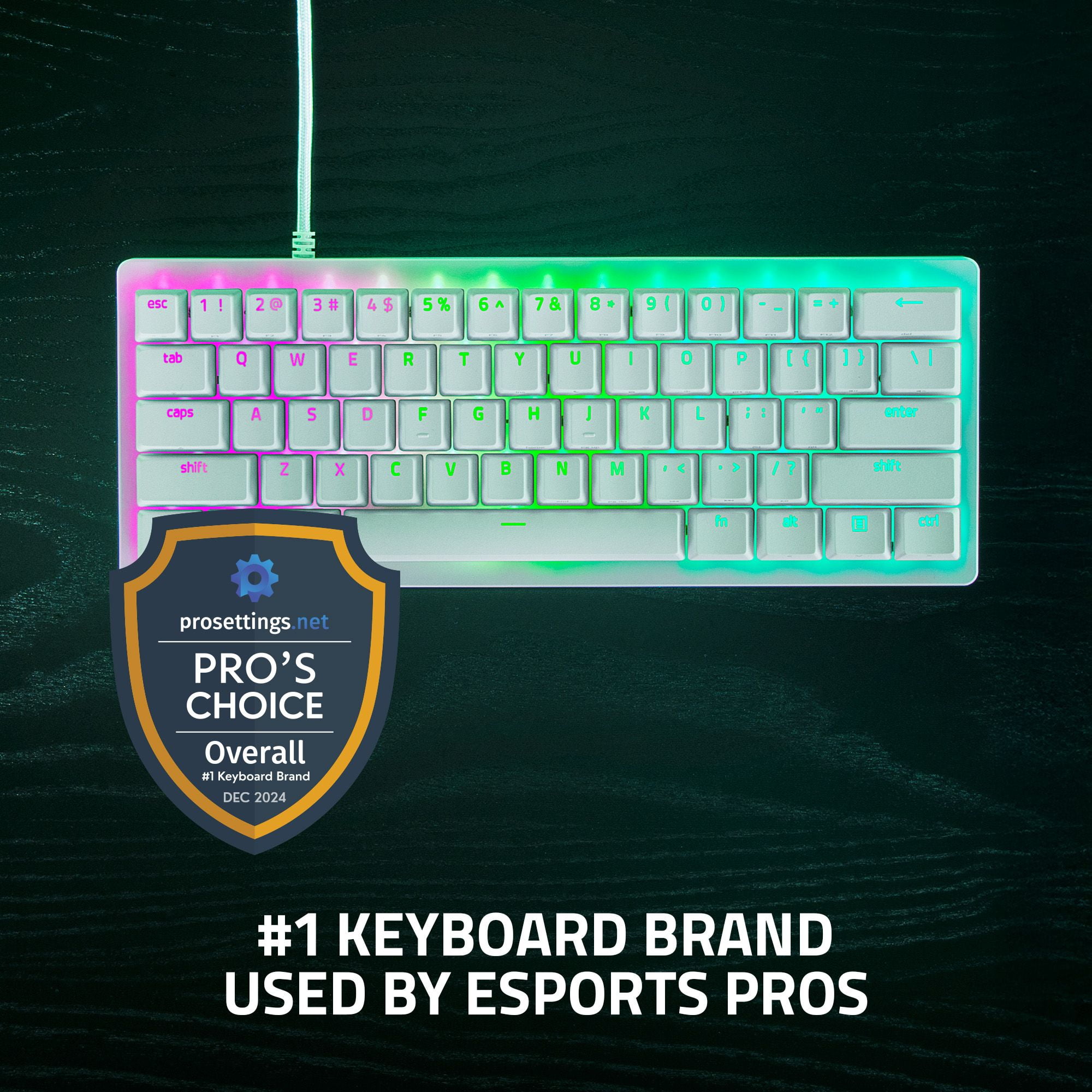 Razer Huntsman V3 Pro Mini USB-A Optical Esports Keyboard, RGB