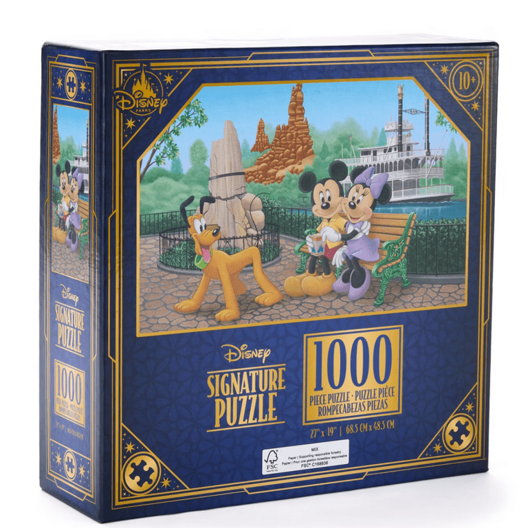 Disney Signature Puzzle Mickey Minnie Pluto in Disneyland 1000