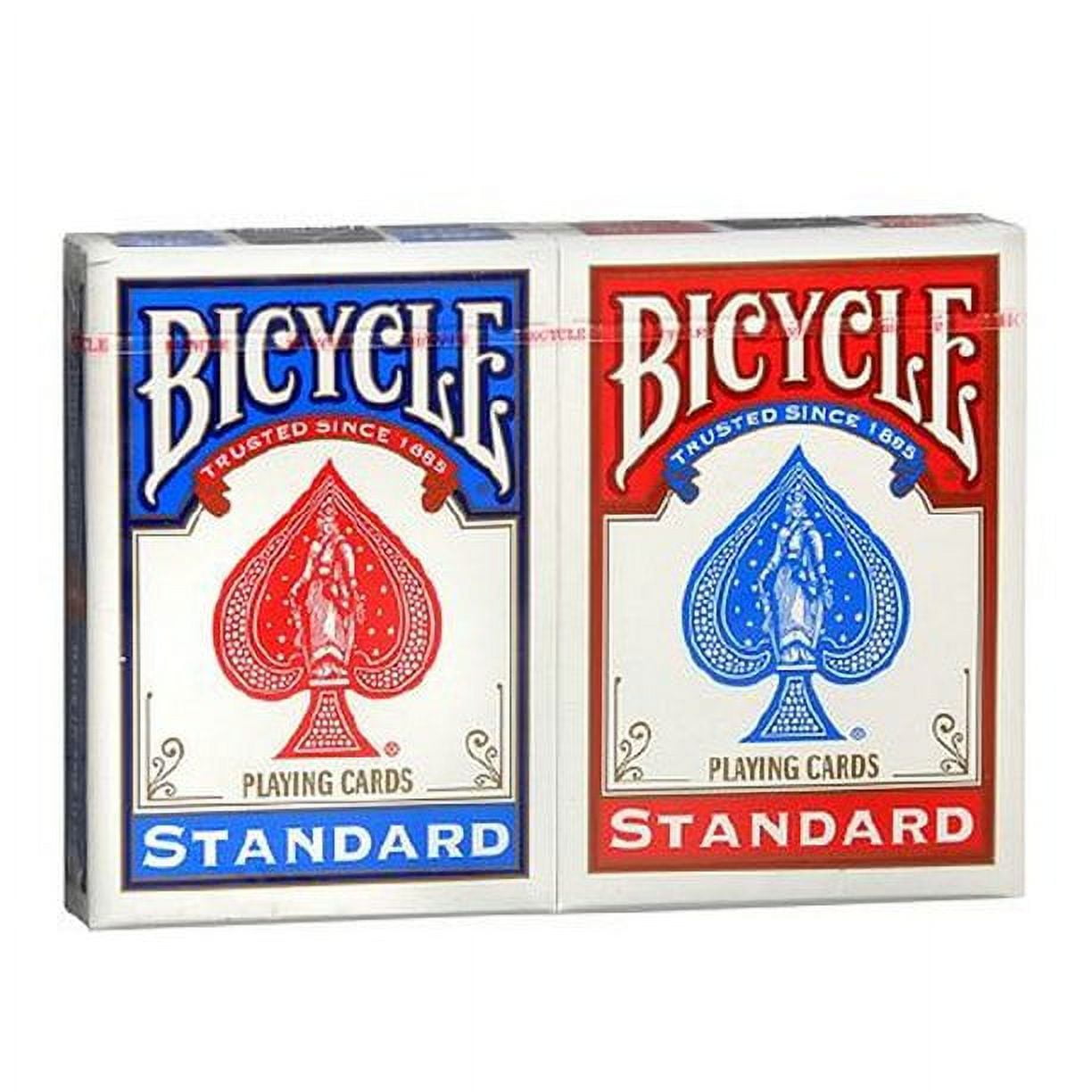 Bicycle Playing Cards, 2 Pack, Standard Index in Red and Blue with