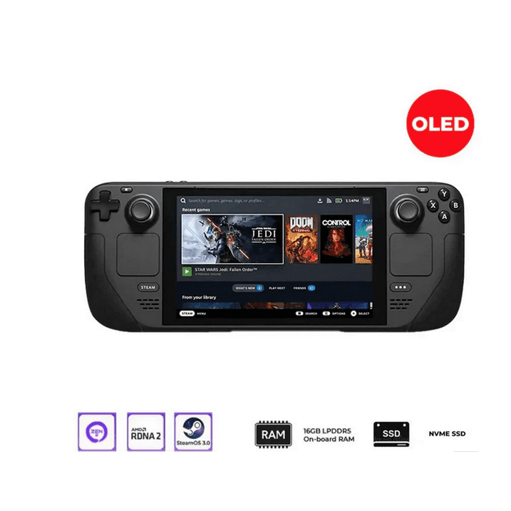 Valve Steam Deck OLED 1TB Handheld Gaming Console with VLT 64GB SD