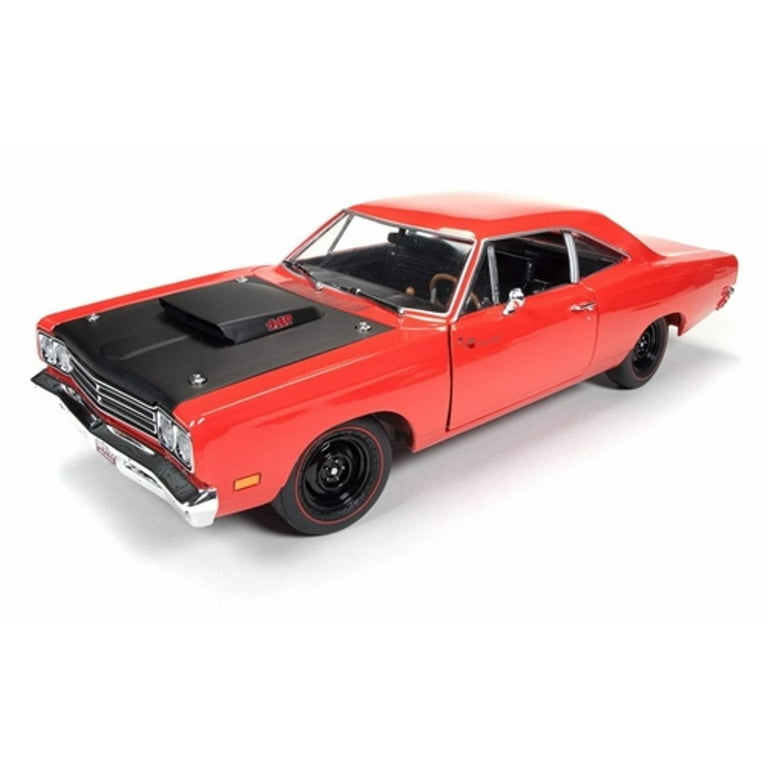 1969 Plymouth Road Runner, Red - Auto World ERTL - 1/18 scale