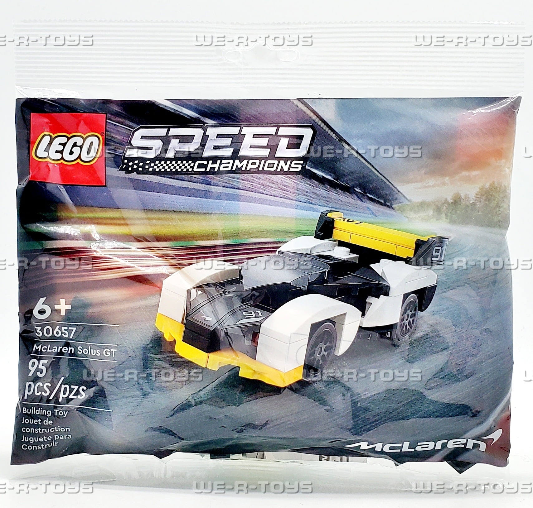 LEGO Speed Champions McLaren Solus GT Race Car Toy 30657 Polybag