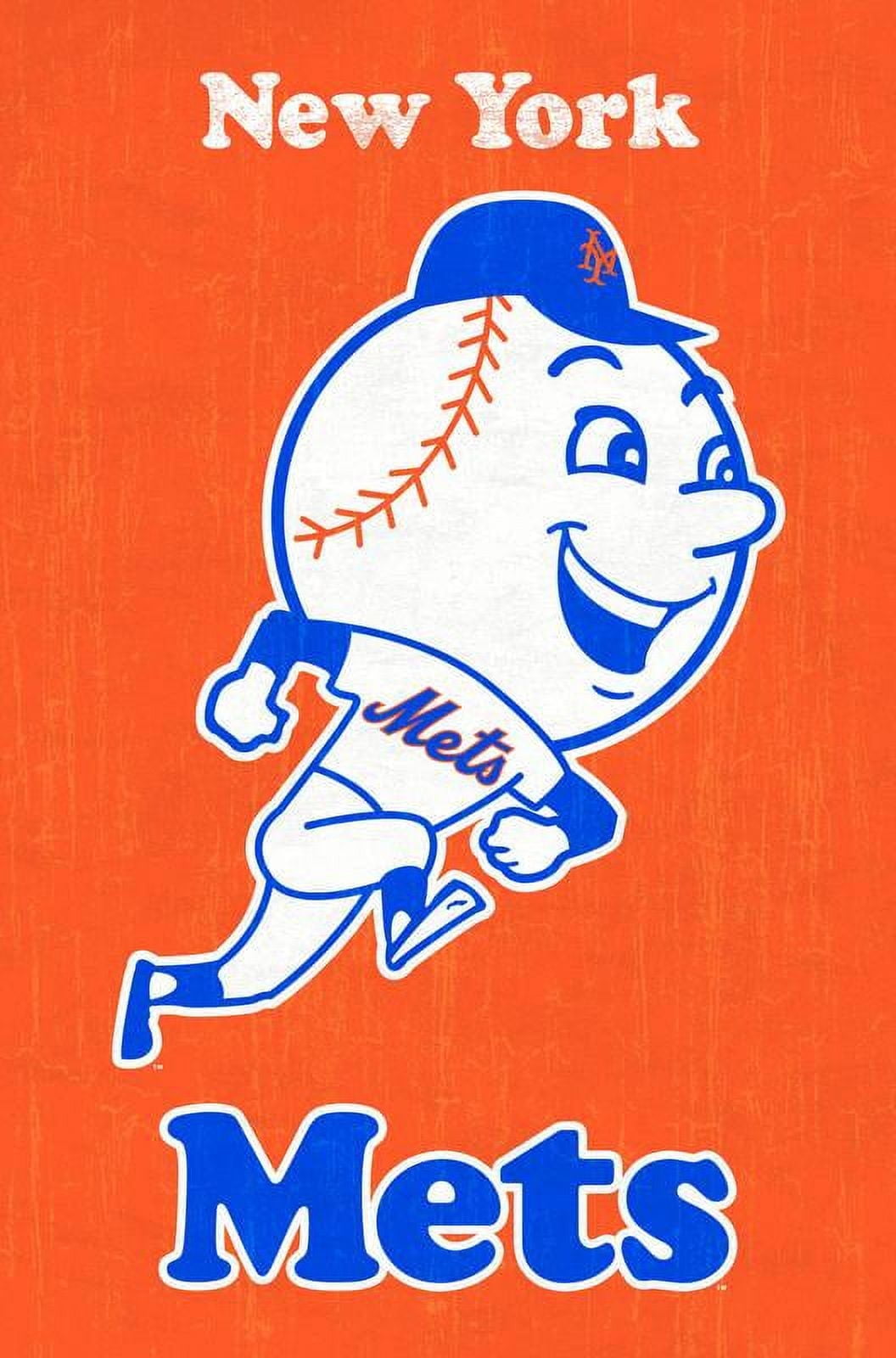 MLB New York Mets - Retro Logo 11 Wall Poster, 14.725