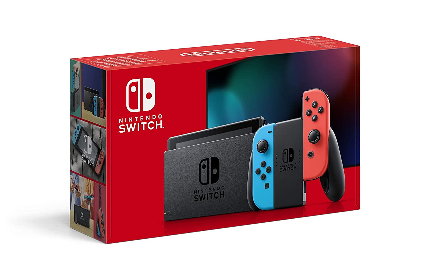 Nintendo Switch Console with Neon Blue and Red Joy-Con, 32GB