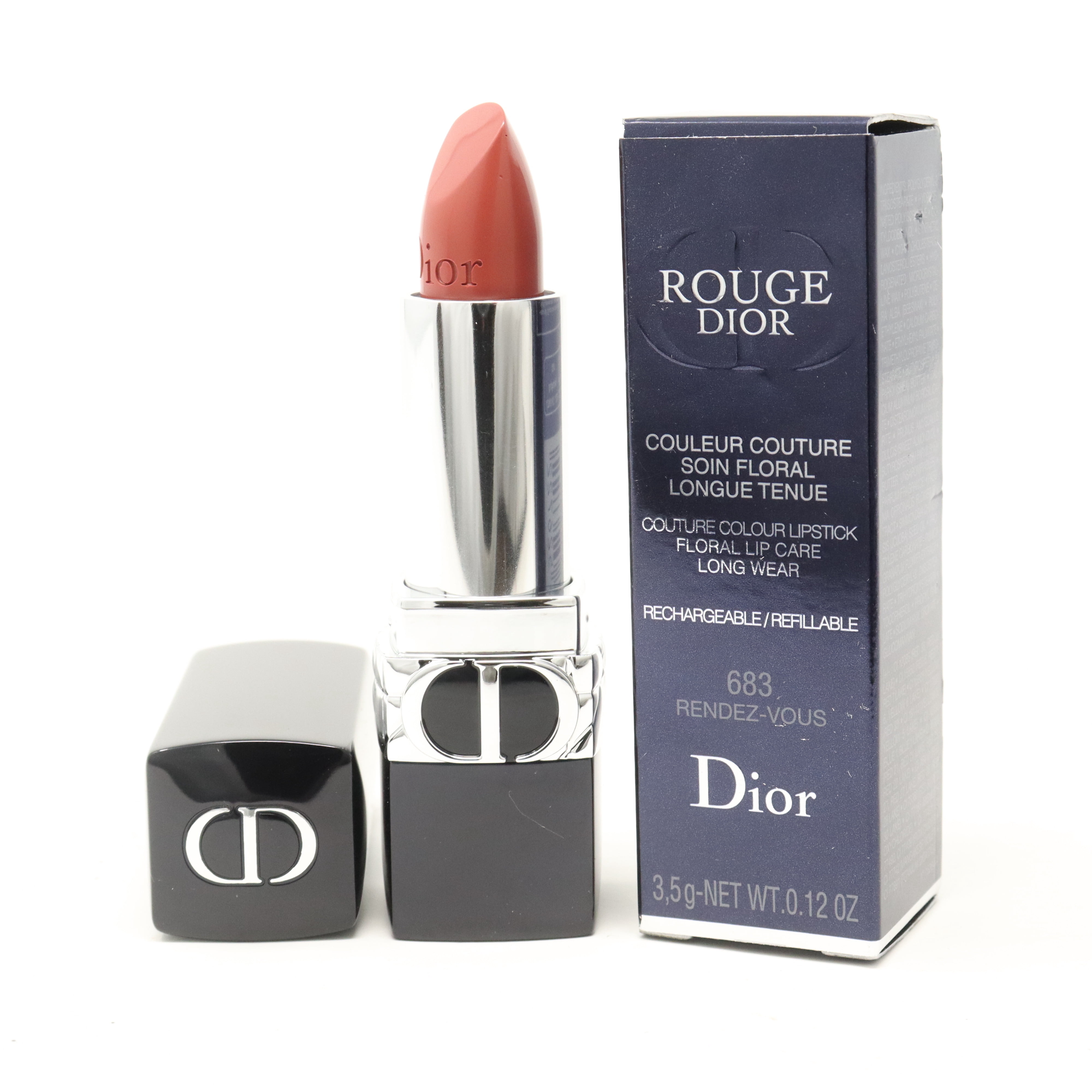 Dior Rouge Dior Lipstick 0.12oz/3.5g New With Box - Walmart.com