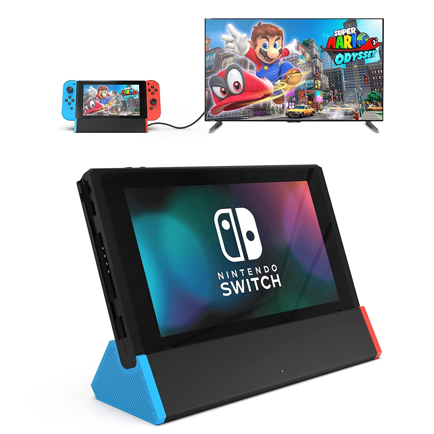 KU XIU TV Dock Station for Nintendo Switch/ Switch OLED, Portable