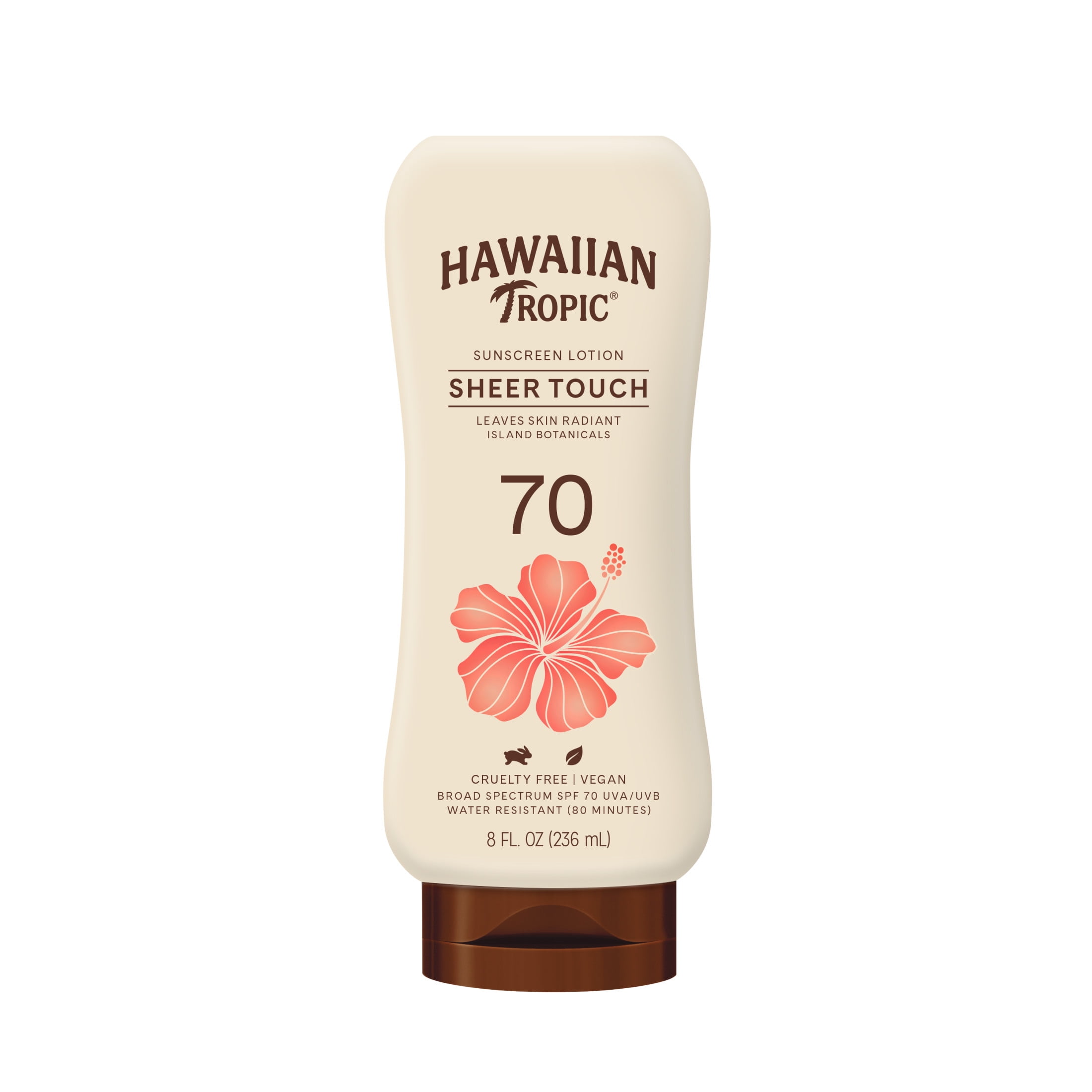 Hawaiian Tropic Sheer Touch Sunscreen Lotion, SPF 70, 8 fl oz