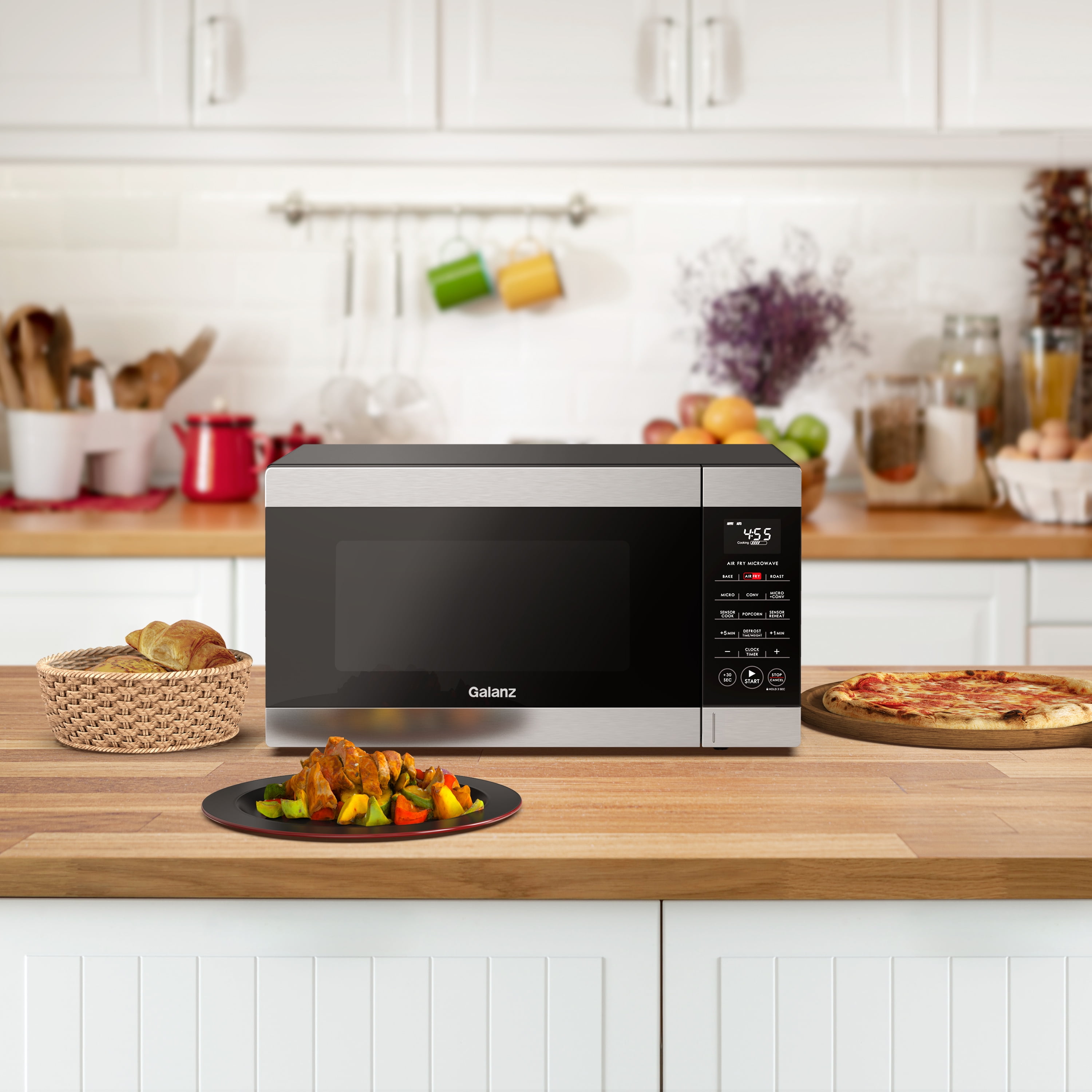 Galanz 1.2 Cu ft 1000 Watts Air Fryer with Large Sensor Cook