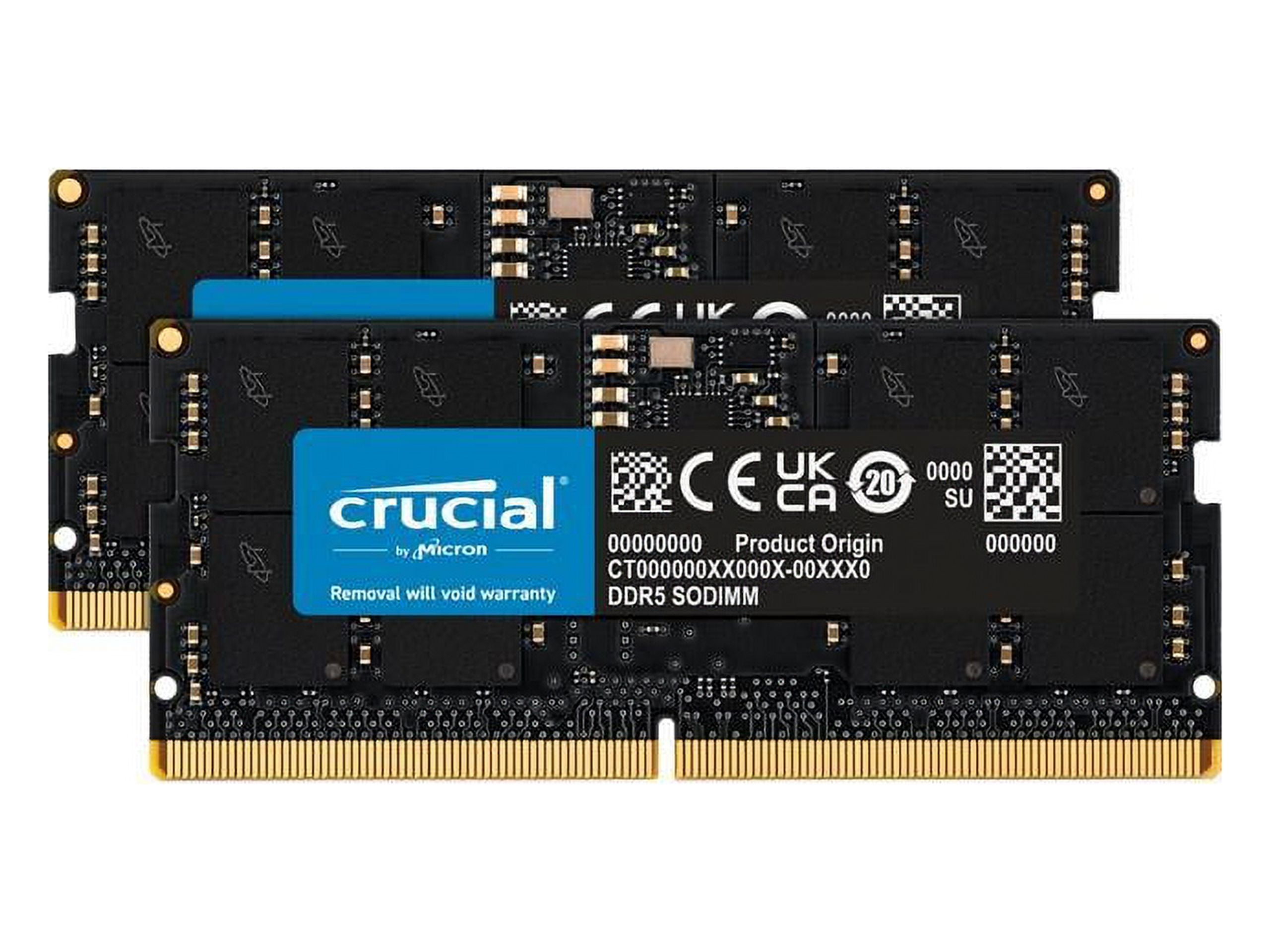 Micron 16GB 2 x 8GB DDR5 SDRAM Memory Kit CT2K8G56C46S5 - Walmart.com