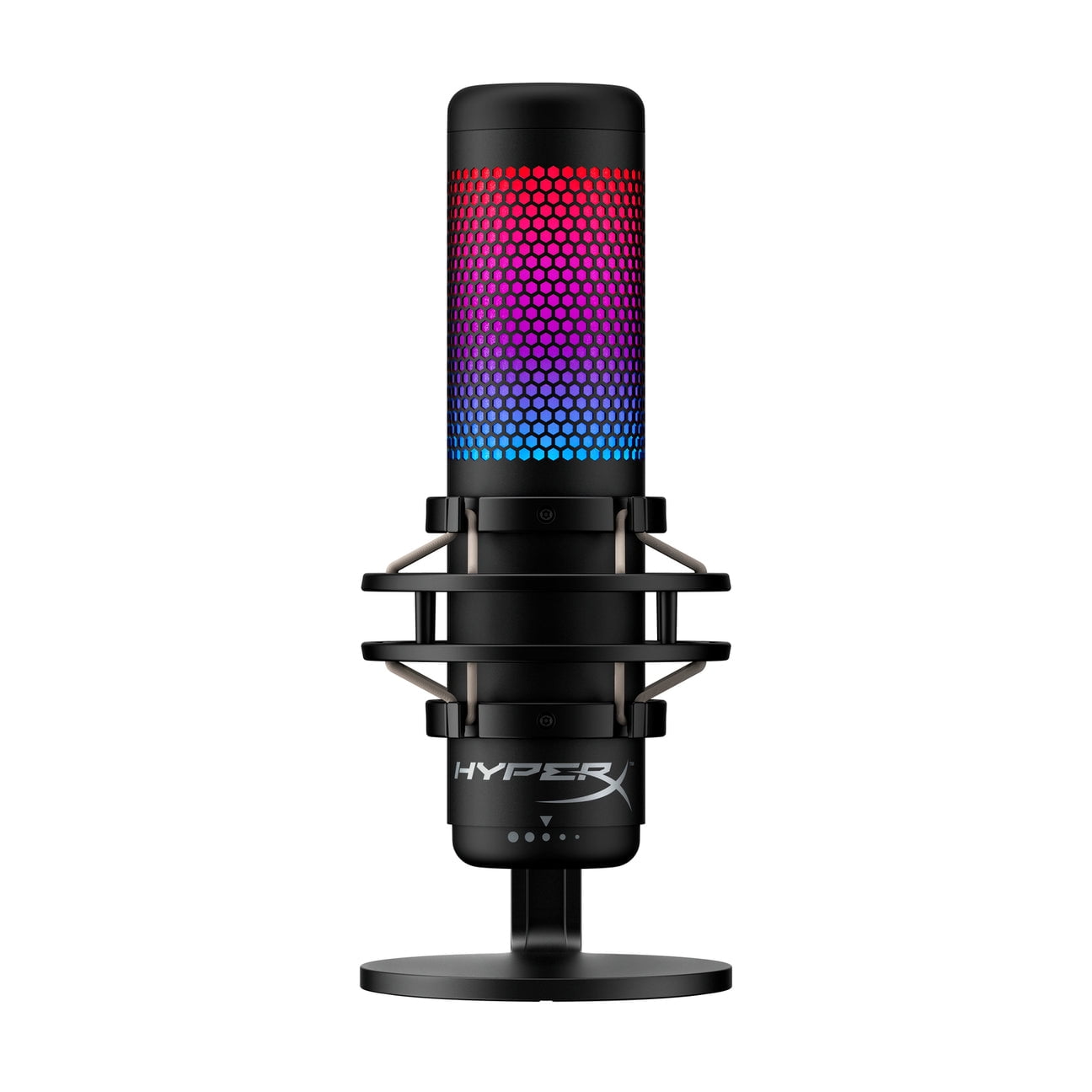 HyperX QuadCast S USB Condenser Microphone with RGB Lighting and