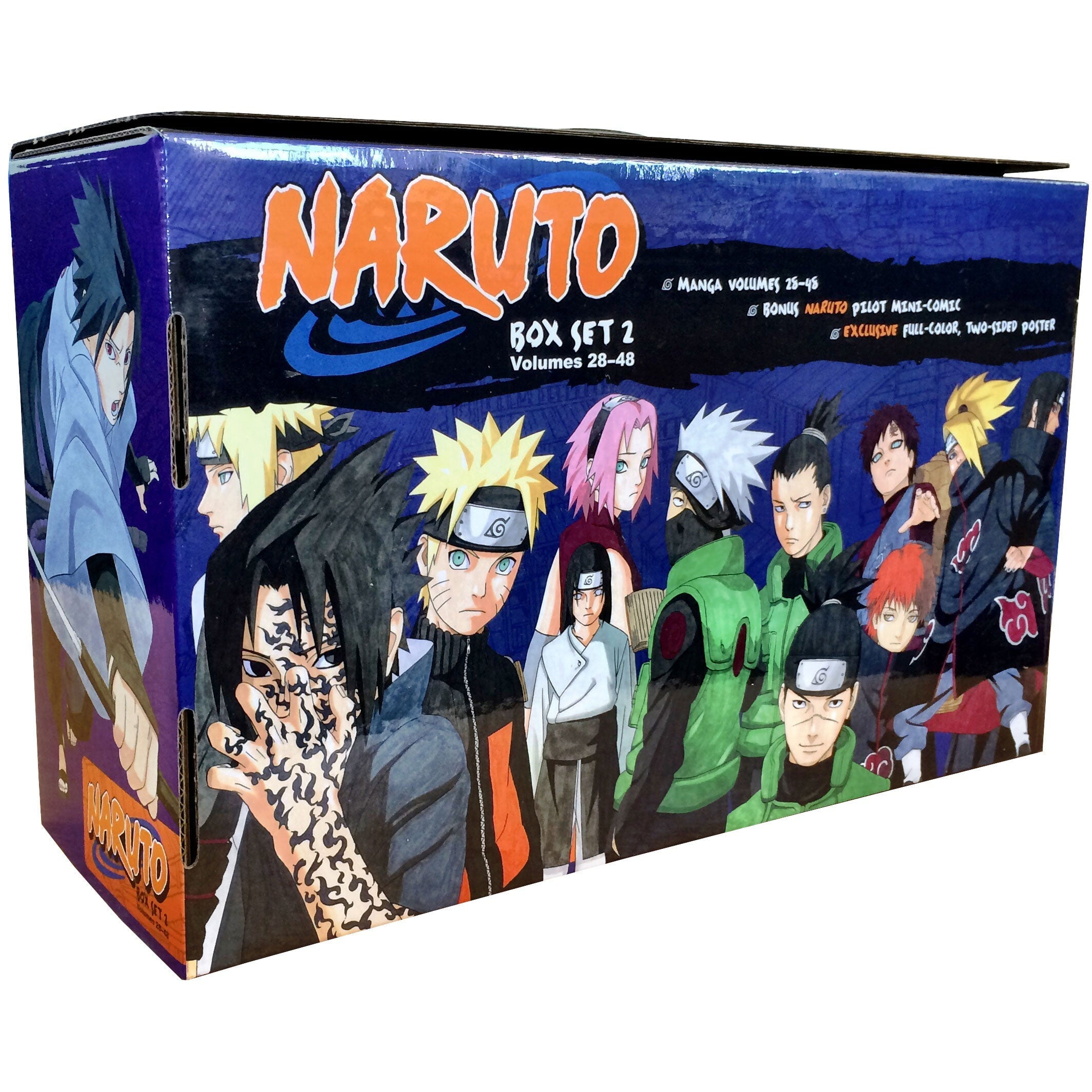 英語版 コミックス NARUTO Box2 28〜48巻 特典付き Naruto Box Set 2