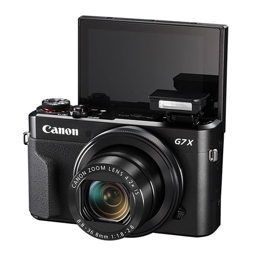 Canon PowerShot G7 X Mark II Photography Camera, Black with Full