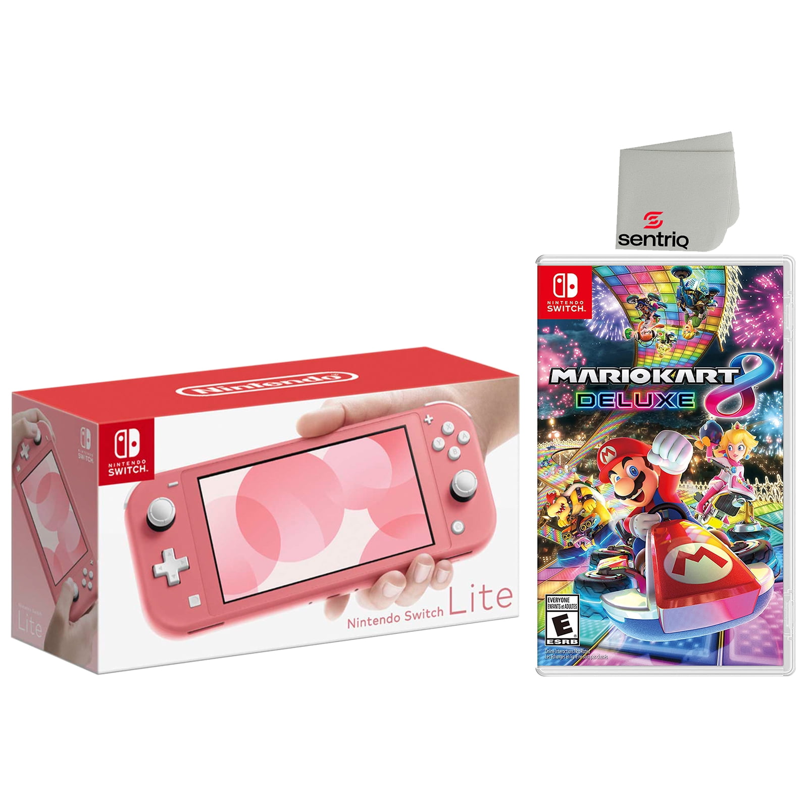 Nintendo Switch Lite 32GB Coral, Mario + Rabbids Bundle, Japan