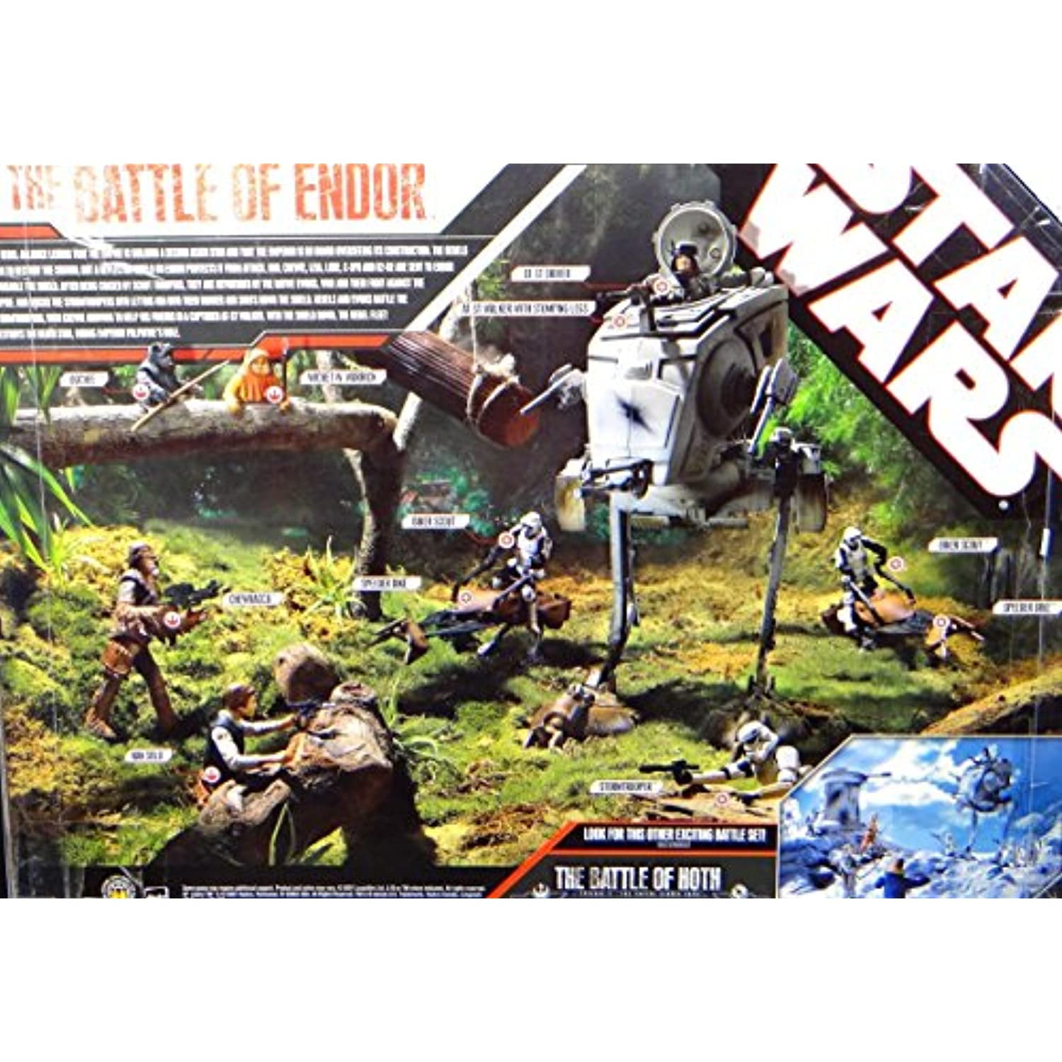 Star Wars - Ultimate Battle Pack Set - THE BATTLE OF ENDOR (AT-ST