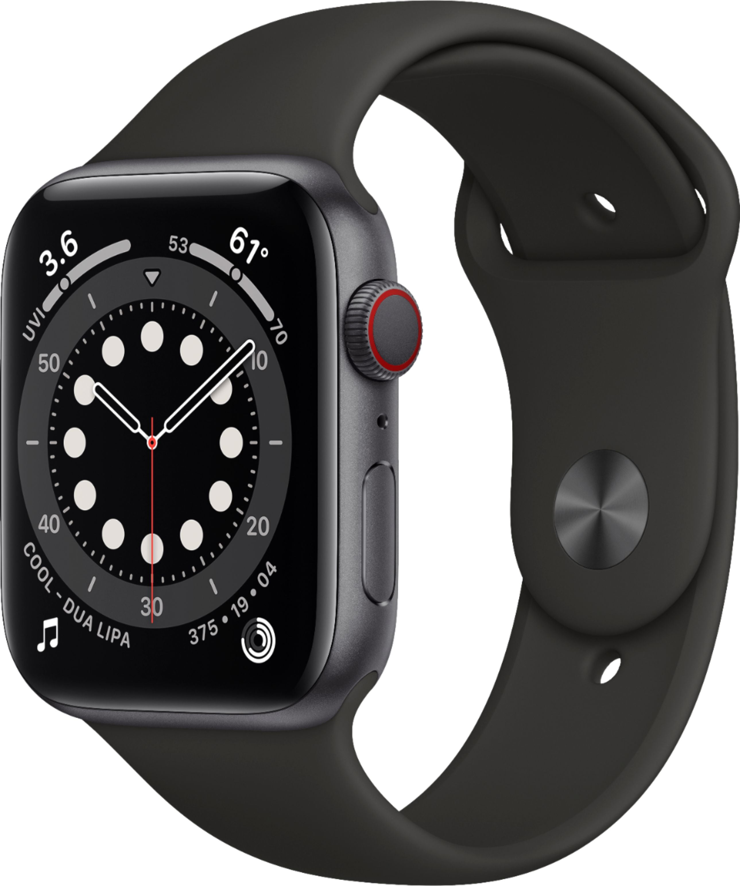 Apple Watch Series 4 GPS + LTE, 44MM Space Gray Aluminum Case