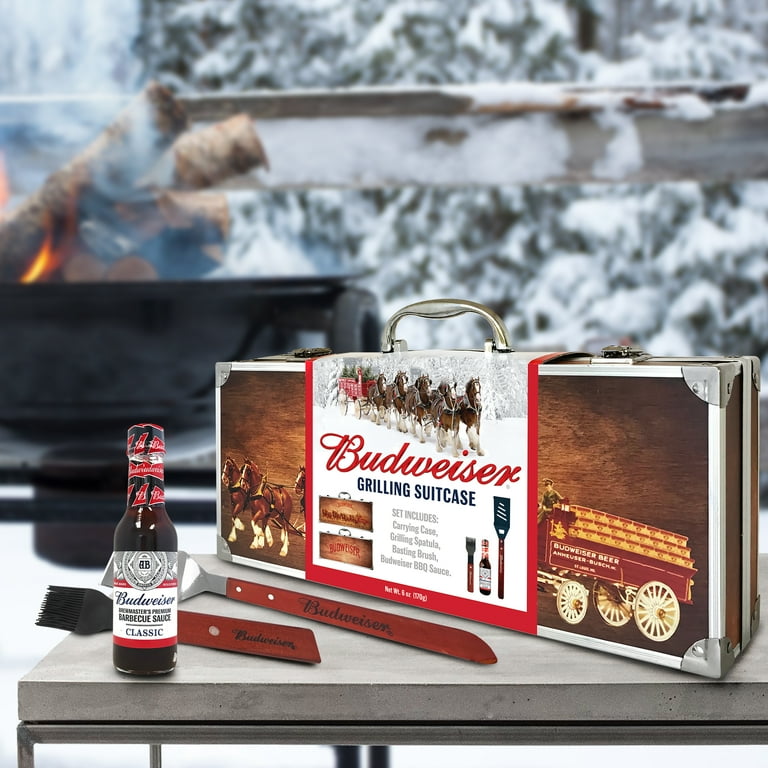 Budweiser Grilling Suitcase Christmas Gift Set, 4 Pieces - Walmart.com