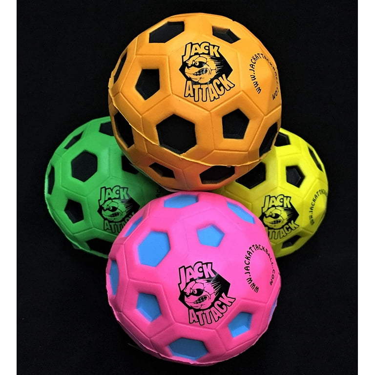 Jack Attack Xtreme High Bounce Rubber Ball, Street Rated, Agility