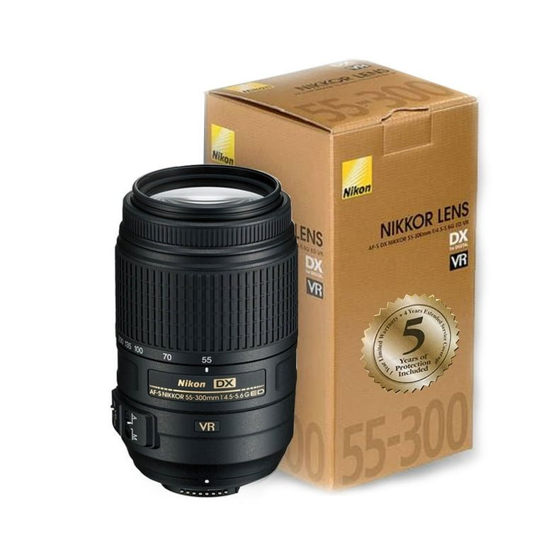 Nikon DSLR Camera Lens: 55-300mm f/4.5-5.6G ED VR AF-S DX Nikkor