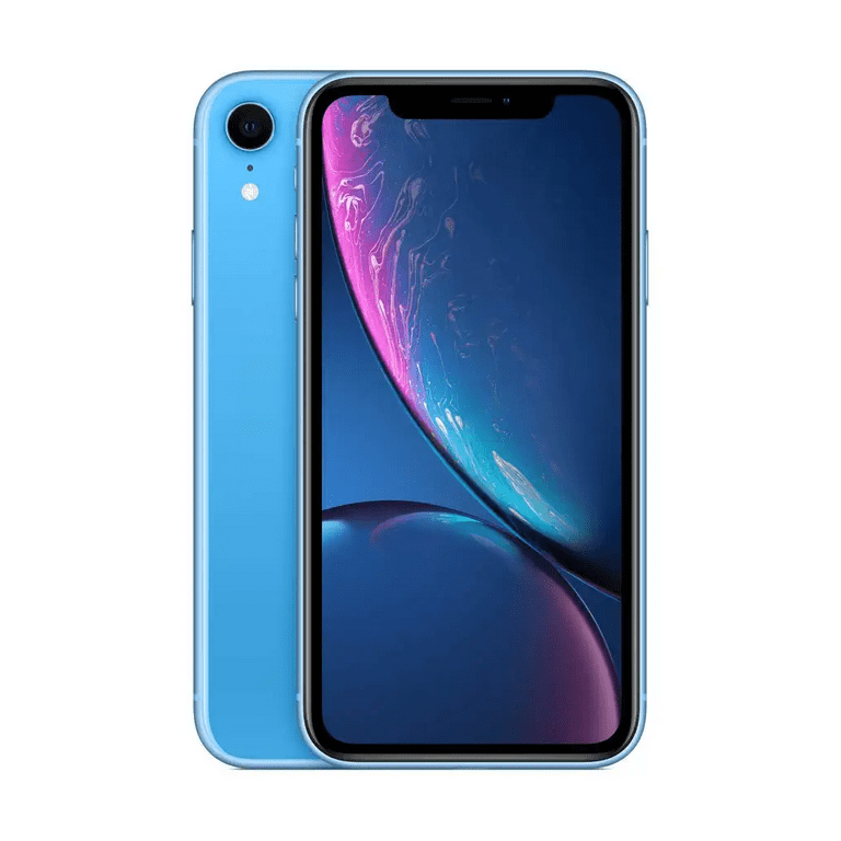 Apple iPhone XR 64GB Blue Restored, Fully Unlocked, Bluetooth