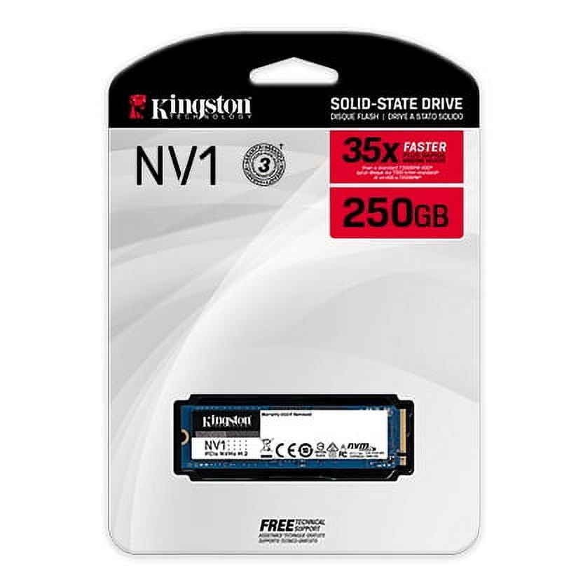 Kingston NV1 500GB M.2 2280 NVMe PCIe Internal SSD Up to 2100 MB/s