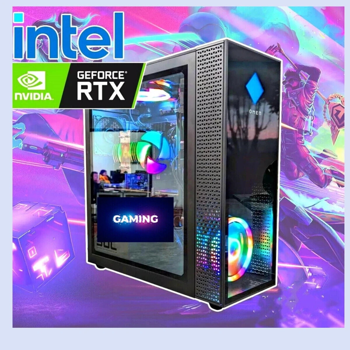 Gaming PC i7-10700 32GB RAM 512GB SSD RTX 3060 12GB AIR COOLER